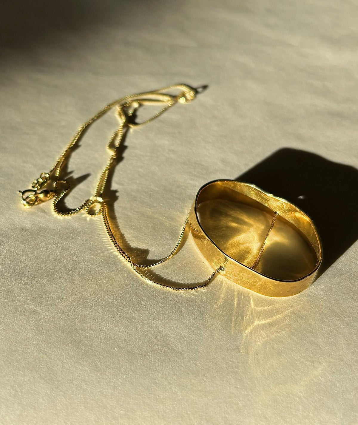 POOL OF GOLD NECKLACE