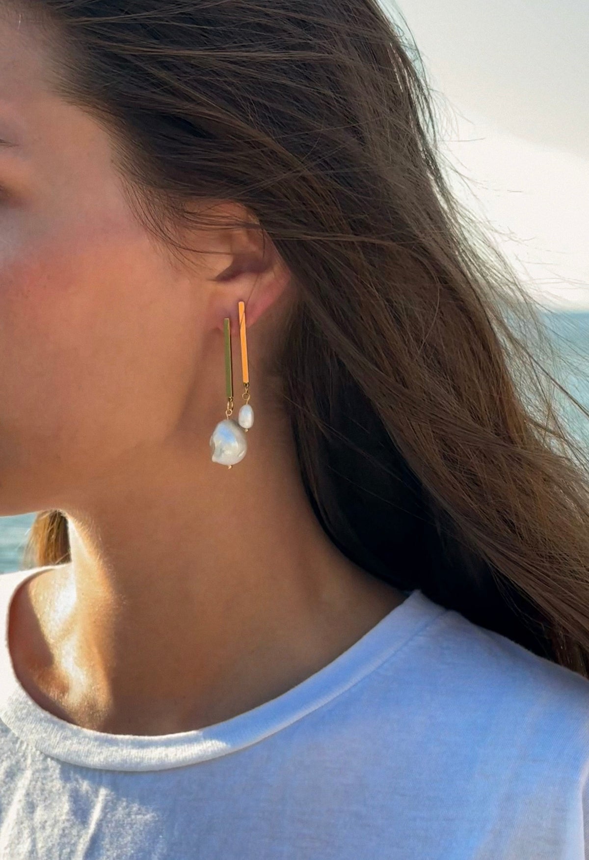 BIANCA FRESHWATER PEARL EARRINGS
