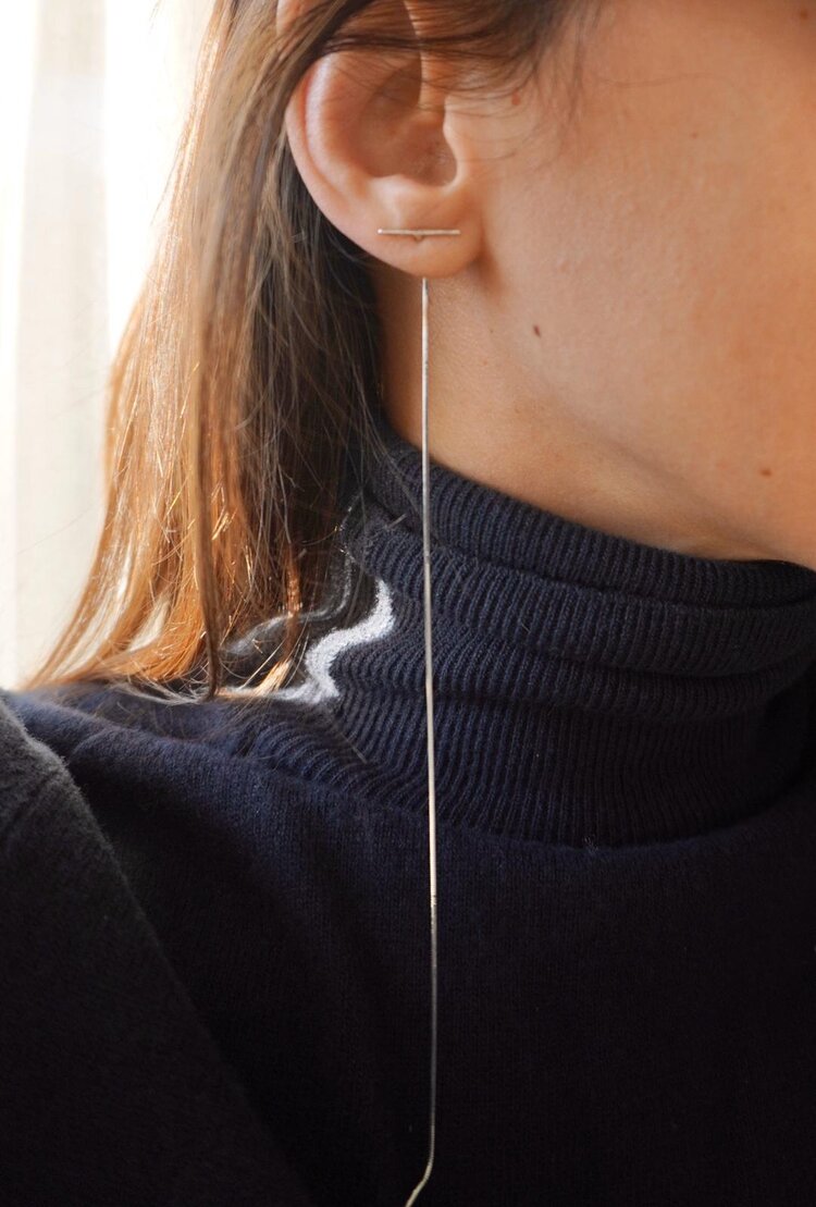 THREADER EARRINGS